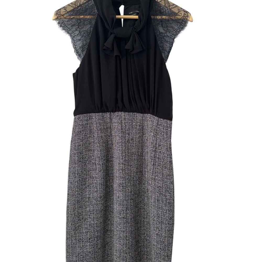Max & Cleo High Neck Victorian Sheath Dress